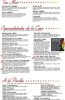 Arbeledas Mexican Grill menu