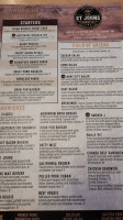 St Johns Brewing Co menu