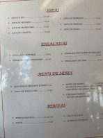 Victoria's Latin Restuarant menu