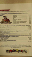 De Rienzo's Italian Foods menu