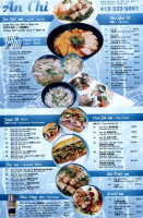 An Chi Vietnamese Cuisine menu