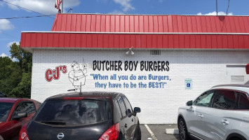 Cj's Butcher Boy Burgers menu