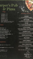 Harper's Pub Pizza menu