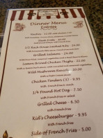 The Ridge Club Bistro menu