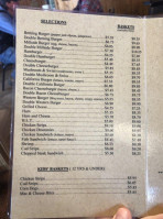 Millside Tavern menu