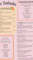 Rio Salado Cocina Y Cantina menu