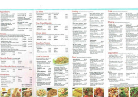 Happy Buddha menu