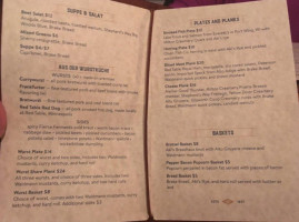 Waldmann Brewery menu