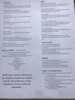 Nosh Eatery menu