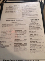 Chatterbox Pub menu