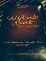 El Rancho Grande Mexican And Cantina menu