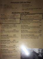 Billy's Barn Restaurant Lounge menu