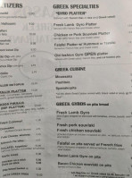 Kasos Greek Breakfast -lunch -dinner menu