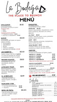 La Bodega Kitchen And Bar Restaurant menu
