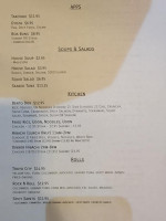 Zen Japanese Grill & Sushi menu