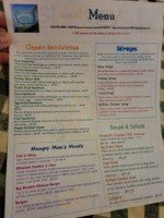 Nuzback's menu