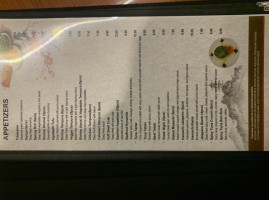 Kenzo Sushi menu