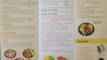 Poke Salad menu