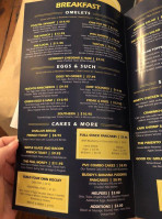 Palmer's Village Cafe menu