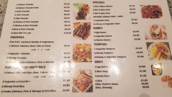 Toki Sushi And Teriyaki menu