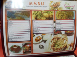 Spices Of India Kitchen menu
