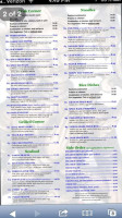 Erawan Thai menu