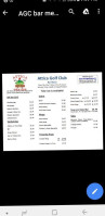 Attica's 10th Hole Golf Course menu