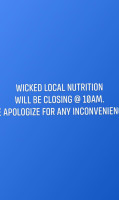 Wicked Local Nutrition Fitness food