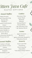 Jitters Java Cafe menu