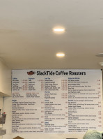 Slacktide Coffee Roasters menu