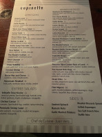 Copinette menu