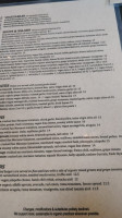 Freesoulcaffé menu