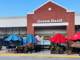 Green Basil outside