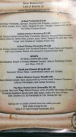 New Boston Inn menu