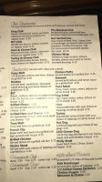 The Lakeside Inn menu