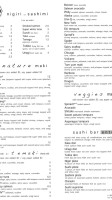 Dib Sushi And Thai Cuisine menu