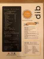 Dib Sushi And Thai Cuisine menu