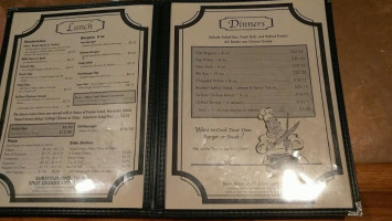 Longfellow's Inn menu