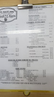 H Salt Fish Chips menu