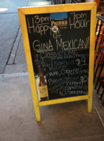 Gina Mexicana menu