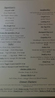 The Pasture Cafe menu