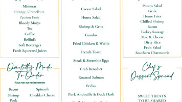 Georgia Brown's menu