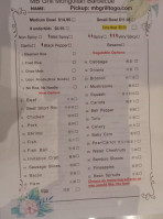 Mb Grill menu
