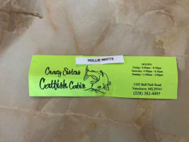 Crazi Sisters Catfish Cabin food