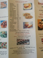 Bruchetti's Pizzeria menu