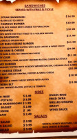 Southern Country Steakhouse menu