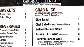 Cardinal Creek Cafe food