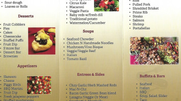 Incahoots Bbq And Catering menu