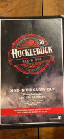 Hucklebuck 60 Bbq menu