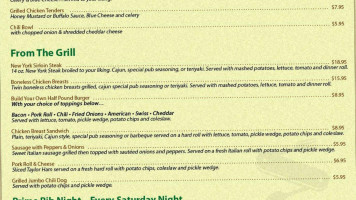 Christophers Pub And Grille menu